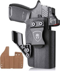 IWB Kydex & Leather Hybrid Holster with Optics Cut & Claw | Sig Sauer P320 Full Size / P320 M17