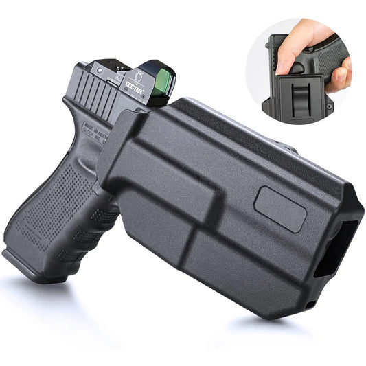 Polymer Red Dot Optics Cut Level II OWB Holster | G17/22/31