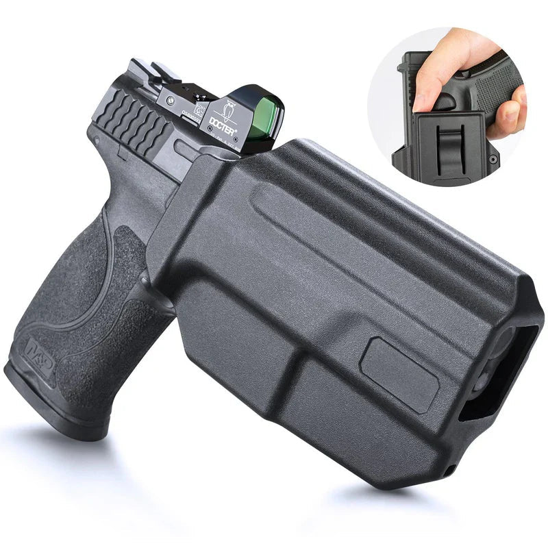 Polymer Red Dot Optics Cut Level II OWB Holster | M&P 9mm