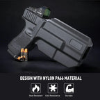 Polymer Red Dot Optics Cut Level II OWB Holster | G19/23/32/44(Gen3-5), G19X/45