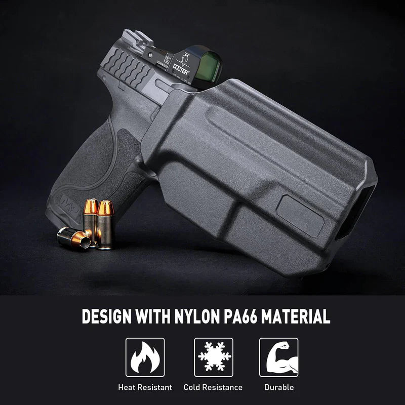 Polymer Red Dot Optics Cut Level II OWB Holster | M&P 9mm