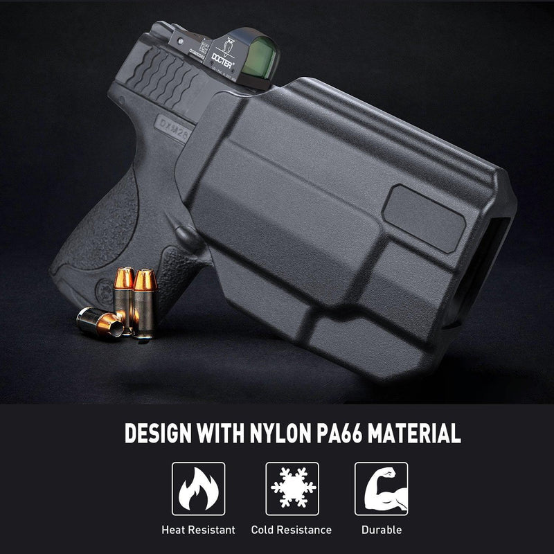 Polymer Red Dot Optics Cut Level II OWB Holster | M&P 9 SHIELD M2.0