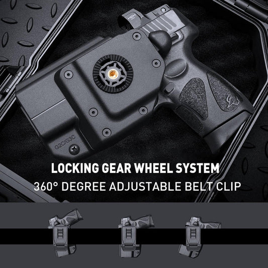 Polymer Red Dot Optics Cut Level II OWB Holster | Taurus G2C/G3/G3C/G3C TORO/PT111 Millennium G2/PT140 Millennium G2