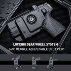 Polymer Red Dot Optics Cut Level II OWB Holster | M&P 9 SHIELD M2.0