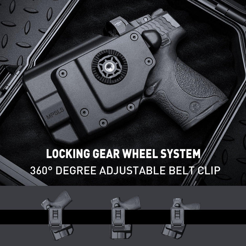 Polymer Red Dot Optics Cut Level II OWB Holster | M&P 9 SHIELD M2.0