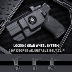 Polymer Red Dot Optics Cut Level II OWB Holster | M&P 9mm
