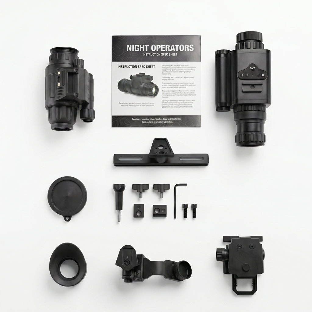 PVS-14 Gen 2+ Autogated/Manual Gain Night Vision Monocular w/ G24 Mount & J-Arm