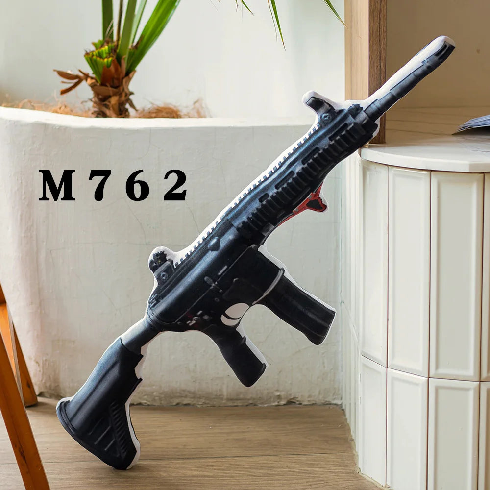 Gun-Shaped Plush Pillow