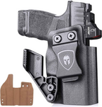 IWB Kydex & Leather Hybrid Holster with Optics Cut & Claw | Springfield Armory Hellcat /OSP/RDP