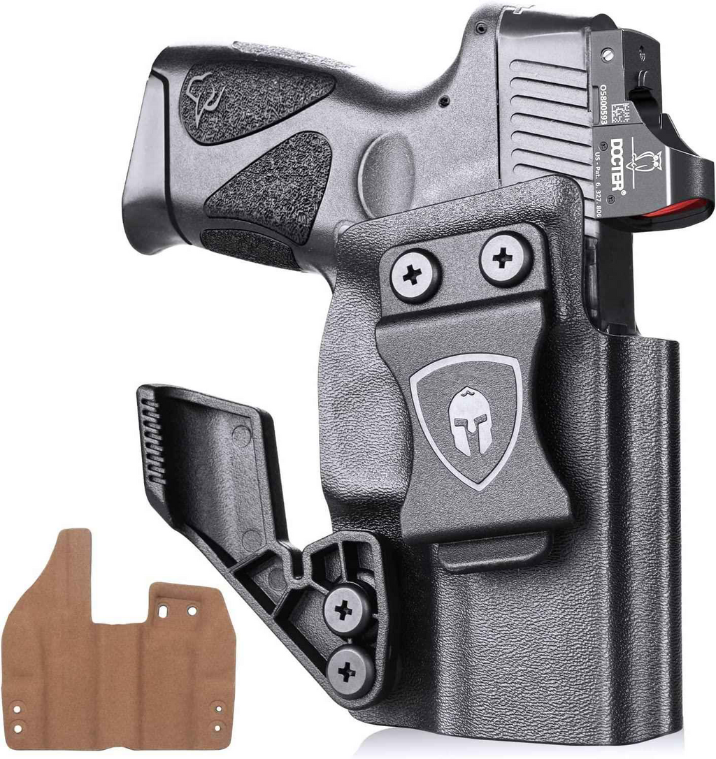 IWB Kydex & Leather Hybrid Holster with Optics Cut & Claw | Taurus G2C/G3C Millennium PT111 G2/PT140