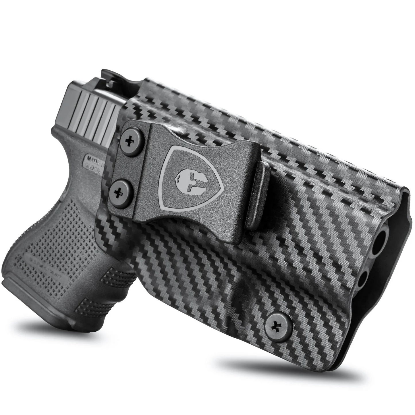 Carbon Fiber Kydex IWB Holster | Glock 26 Gen 3-5/27/33 Gen 3-4