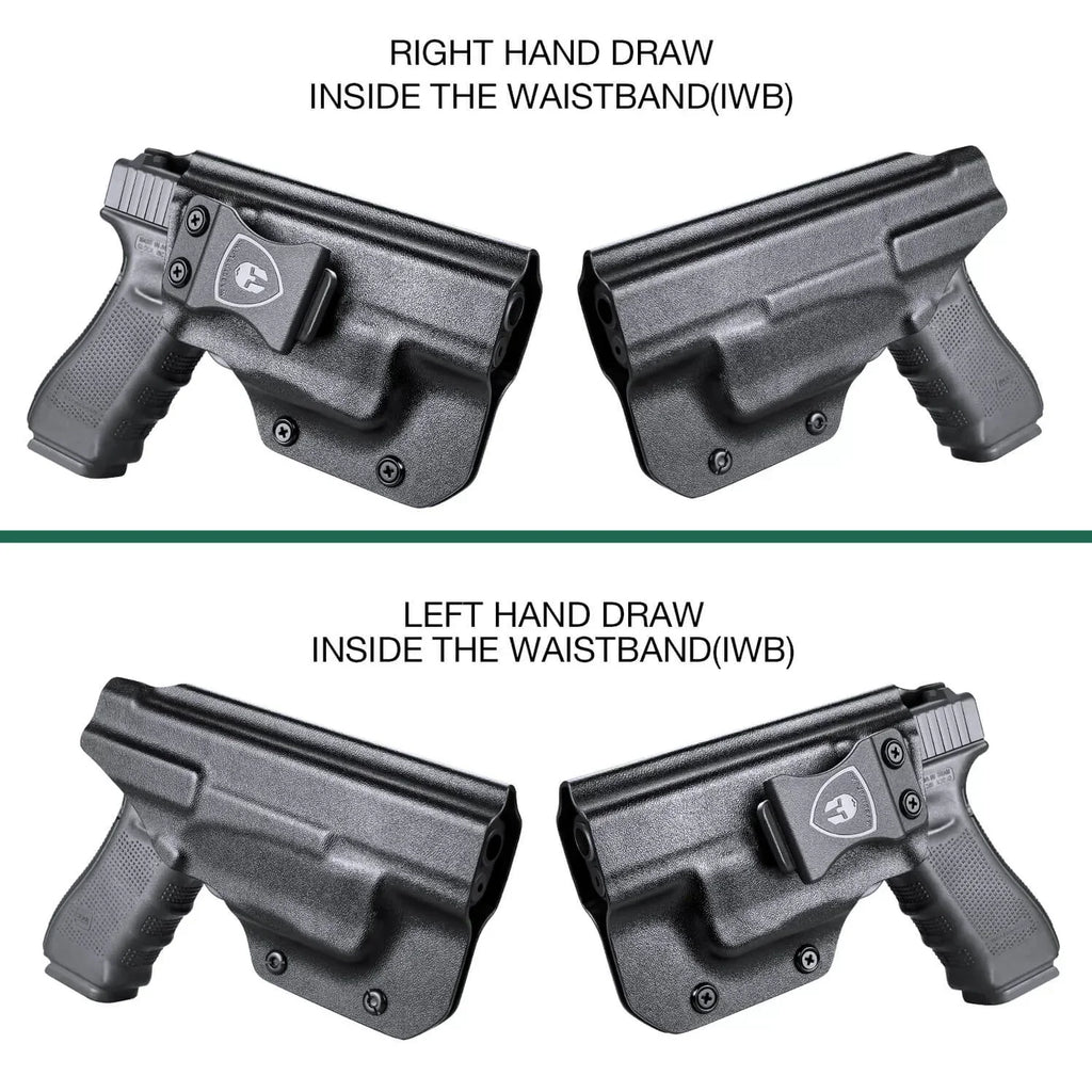 IWB Kydex Light Bearing TLR6 Holster | G17/19/19X/22 Gen1-4 /31/32/45 Gen1-5 Right&Left Handed