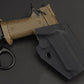 Combat Pistol Keychain with Holster