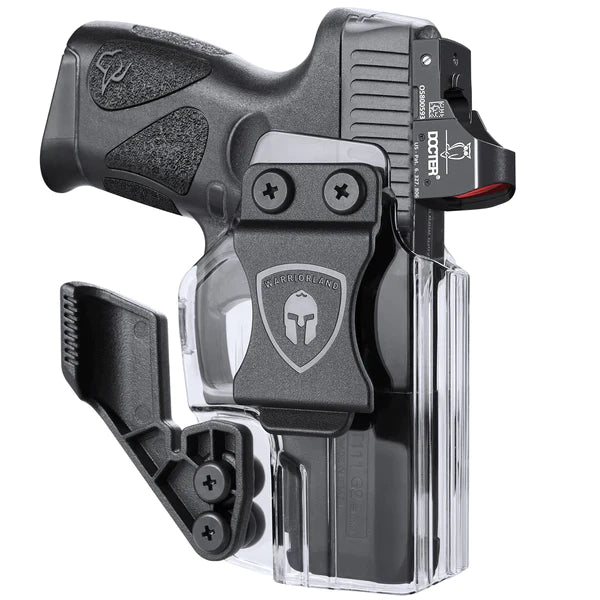 Clear Polymer IWB Holsters with Claw | Taurus G2C/G3C/Millennium PT111 G2/ PT140 Red Dot Optics Cut