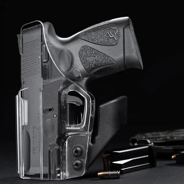 Clear Polymer IWB Holsters with Claw | Taurus G2C/G3C/Millennium PT111 G2/ PT140 Red Dot Optics Cut