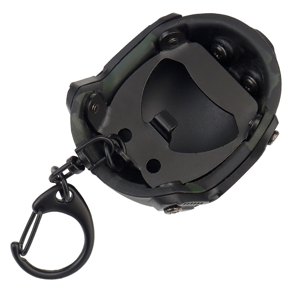 Tactical Helmet Bottle Opener Keychain