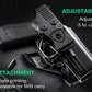 Clear Polymer IWB Holsters with Claw | G17/19/19X/23/32/44/45 Red Dot Optics Cut Appendix Concealment Carry Trigger Guard