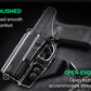 Clear Polymer IWB Holsters with Claw | G17/19/19X/23/32/44/45 Red Dot Optics Cut Appendix Concealment Carry Trigger Guard